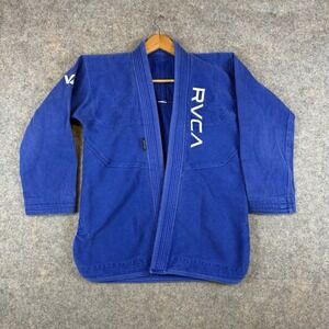 RVCA GI Kimono Top Mens Size A0 Blue Art Of Jiu Jitsu MMA Gym BJJ